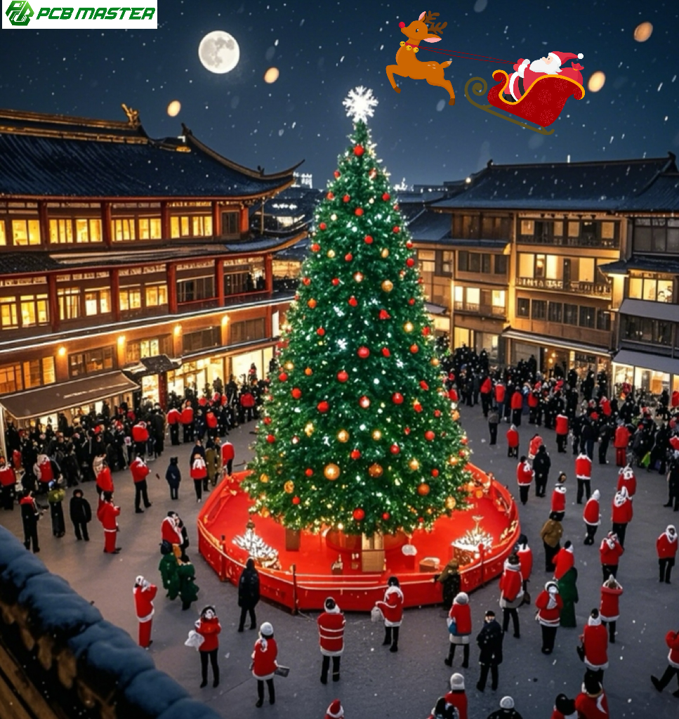 Warm Christmas greetings from PCBMASTER!