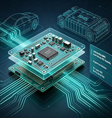 エンジニアリング検証のための少量自動車BMS PCBA