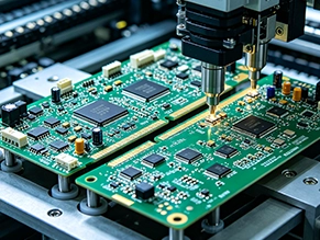 High volume double-sided PCB assembly