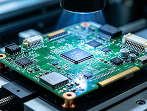 High volume fine-pitch PCB assembly